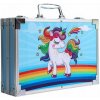 LIVEFY Art Kit sada na maľovanie v kufríku pre deti 145 ks, modré LIVEFY Art Kit sada na maľovanie v kufríku pre deti 145 ks, modré