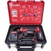 Strend Pro Set Worcraft XCUBE003 Toolbox, brúska 125mm, 2x 4.0 Ah akumulátor, 1x nabíjačka, uhlová Strend Pro Set Worcraft XCUBE003 Toolbox, brúska 125mm, 2x 4.0 Ah akumulátor, 1x nabíjačka, uhlová