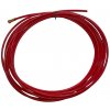 Bowden oceľový- červený /4m Bowden oceľový- červený /4m