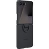 Samsung Silikonový kryt s držiakom na prst Flip7 Black EF-PF766TBEGWW