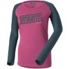 Dynafit Dámske tričko 24/7 LONG SLEEVE SHIRT tmavo ružová