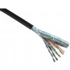 Kábel Solarix SXKD-5E-FTP-PVC+PE dvojtý plášť, FTP Cat5e drát, 305m, PE venkovní