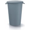 Plastová nádoba s úchytmi SMOOTH 120 l - farba: svetlo šedá Plastová nádoba s úchytmi SMOOTH 120 l - farba: svetlo šedá