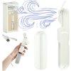 Stolný ventilátor mini ručný ventilátor skladací prenosný ventilátor USB biely biela Stolný ventilátor mini ručný ventilátor skladací prenosný ventilátor USB biely biela