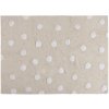 Wilsondo Béžový bodkovaný koberec do detskej izby Topos 120x160 Wilsondo Béžový bodkovaný koberec do detskej izby Topos 120x160