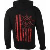 mikina s kapucňou ROCK OFF Slipknot 9-Point Flag Čierna mikina s kapucňou ROCK OFF Slipknot 9-Point Flag Čierna
