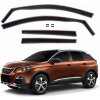 Deflektory na okná pre Peugeot 3008, 4ks Deflektory na okná pre Peugeot 3008, 4ks