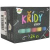 Farebné kriedy na chodník 24ks v krabici Farebné kriedy na chodník 24ks v krabici