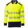 Payper ROAD WINTER Reflexná polokošela žltá/tmavomodrá M