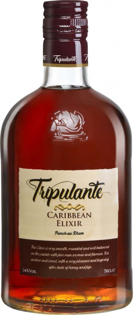 Tripulante Caribbean Elixir 34% 0,7 l (čistá fľaša)