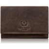 PAOLO PERUZZI Dámska kožená Vintage peňaženka s RFID | hnedá T-33-HBR PAOLO PERUZZI Dámska kožená Vintage peňaženka s RFID | hnedá T-33-HBR