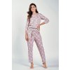 Dámske pyžamo TARO Dolly 3212 3/4 Z25 fialová XL Dámske pyžamo TARO Dolly 3212 3/4 Z25 fialová XL