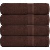 Osušky, 4 ks, hnedé, 70x140 cm, bavlna 100 % Osušky, 4 ks, hnedé, 70x140 cm, bavlna 100 %