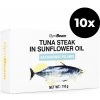GymBeam Steak z tuniaka v slnečnicovom oleji 10 x 110 g