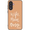 Picasee silikonový černý obal pro Samsung Galaxy A56 5G A566B - Boss Mama Picasee silikonový černý obal pro Samsung Galaxy A56 5G A566B - Boss Mama