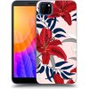 Picasee silikónový prehľadný obal pre Huawei Y5P - Red Lily Picasee silikónový prehľadný obal pre Huawei Y5P - Red Lily