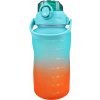Foxter 2572 Fľaša na vodu s denným pitným režimom 1500 ml oranžová a modrá Foxter 2572 Fľaša na vodu s denným pitným režimom 1500 ml oranžová a modrá