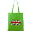 Britská vlajka stará - Taška bavlnená - 42 x 38 cm ( Apple Green ) Britská vlajka stará - Taška bavlnená - 42 x 38 cm ( Apple Green )