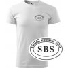 Tričko SBS SECURITY s čiernym nápisom - biele Tričko SBS SECURITY s čiernym nápisom - biele