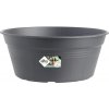 Elho Kvetináč plastová miska Green Basics 27 cm čierna