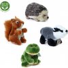 Plyšová veverička, jazvec, ježko a žabka lesná súprava, 16 cm Plyšová veverička, jazvec, ježko a žabka lesná súprava, 16 cm