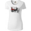 Cestovná enduro červená - Dámske tričko z organickej bavlny Origin (GOTS) - XL ( Biela ) Cestovná enduro červená - Dámske tričko z organickej bavlny Origin (GOTS) - XL ( Biela )