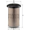 Vzduchový filter MANN-FILTER C 20 325 Vzduchový filter MANN-FILTER C 20 325