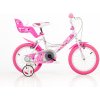 Detský bicykel Dino CSK5144 biely/ružový 14 Detský bicykel Dino CSK5144 biely/ružový 14