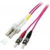 Optický patchcord LC/PC - ST/PC 7m 3mm, duplex, MM, 50/125, OM4 Optický patchcord LC/PC - ST/PC 7m 3mm, duplex, MM, 50/125, OM4