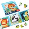 Magnetické puzzle Lev, Panda, Žirafa Montessori Magnetické puzzle Lev, Panda, Žirafa Montessori