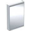 Geberit ONE - Zrkadlová skrinka s LED osvetlením, 600x900x150 mm, pánty vpravo, biela 505.811.00.2
