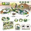 Mamido Mamido Závodná dráha Dinosauří svet 168 dielikov, 360°, LED autíčko Mamido Mamido Závodná dráha Dinosauří svet 168 dielikov, 360°, LED autíčko