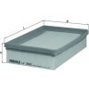 Vzduchový filter MAHLE LX 3595 Vzduchový filter MAHLE LX 3595