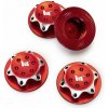 HOBBYTECH Hliníkové matice kola 17 mm červené 4 ks (HTR-1910004) HOBBYTECH Hliníkové matice kola 17 mm červené 4 ks (HTR-1910004)