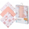 BabyOno mušelínové Super Soft Peach 70x70 cm 3 ks BabyOno mušelínové Super Soft Peach 70x70 cm 3 ks