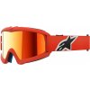 Brýle VISION YOUTH CORP, ALPINESTARS, dětské (oranžová, zrcadlové červené plexi) 2025 Brýle VISION YOUTH CORP, ALPINESTARS, dětské (oranžová, zrcadlové červené plexi) 2025