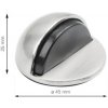 Zarážka na dvere Ø 45x25 mm poniklovaná Zarážka na dvere Ø 45x25 mm poniklovaná