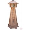 Drevený ozdobný maják do záhrady 110 cm so solárnym LED osvetlením Farba: Farba č. 5 Drevený ozdobný maják do záhrady 110 cm so solárnym LED osvetlením Farba: Farba č. 5