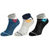 Lotto chlapčenské ponožky SQUASH 3P sivá čierna modrá Lotto chlapčenské ponožky SQUASH 3P sivá čierna modrá