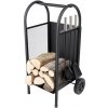 Stojan Homefire LR802, na krbové drevo + náradie, 35x31x81 cm Stojan Homefire LR802, na krbové drevo + náradie, 35x31x81 cm