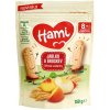 HAMI Sušienky detské jablko a broskyňa 150g HAMI Sušienky detské jablko a broskyňa 150g