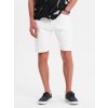 Ombre Men's denim shorts with a classic cut - white biela M Ombre 5907064513185 Ombre Men's denim shorts with a classic cut - white biela M Ombre 5907064513185