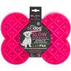 LickiMat SloDog Small lízací zpomalovací miska kost růžová LickiMat SloDog Small lízací zpomalovací miska kost růžová