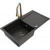 MEXEN/S MEXEN/S - Leo granitový drez 1-miska s odkvapkávačom vrátane batérie Elia, čierna/zlatá metalik 6501-75-670101-50-B MEXEN/S MEXEN/S - Leo granitový drez 1-miska s odkvapkávačom vrátane batérie Elia, čierna/zlatá metalik 6501-75-670101-50-B