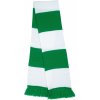 Result Pruhovaný pletený šál R146X Kelly Green one size Result Pruhovaný pletený šál R146X Kelly Green one size