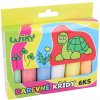 Farebné chodníkové kriedy 6ks Farebné chodníkové kriedy 6ks