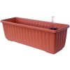 Plastia Samozavlažovací truhlík SIESTA LUX 60x20x19 cm terakota Plastia Samozavlažovací truhlík SIESTA LUX 60x20x19 cm terakota