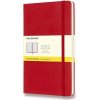 Moleskine Zápisník - tvrdé dosky A5, štvorčekový, červený Moleskine Zápisník - tvrdé dosky A5, štvorčekový, červený