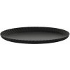 Servírovací podnos Pleats okrúhly 23 cm, čierny Servírovací podnos Pleats okrúhly 23 cm, čierny