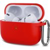 Enem Jednofarebný obal na Airpods PRO 2 - Red IRAIRP2-04
